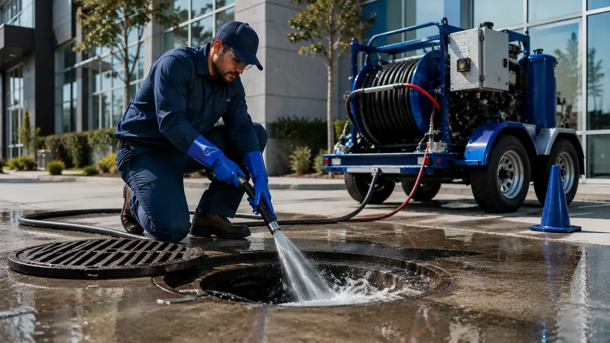 Commercial Hydro Jet Drain Cleaning in Piru