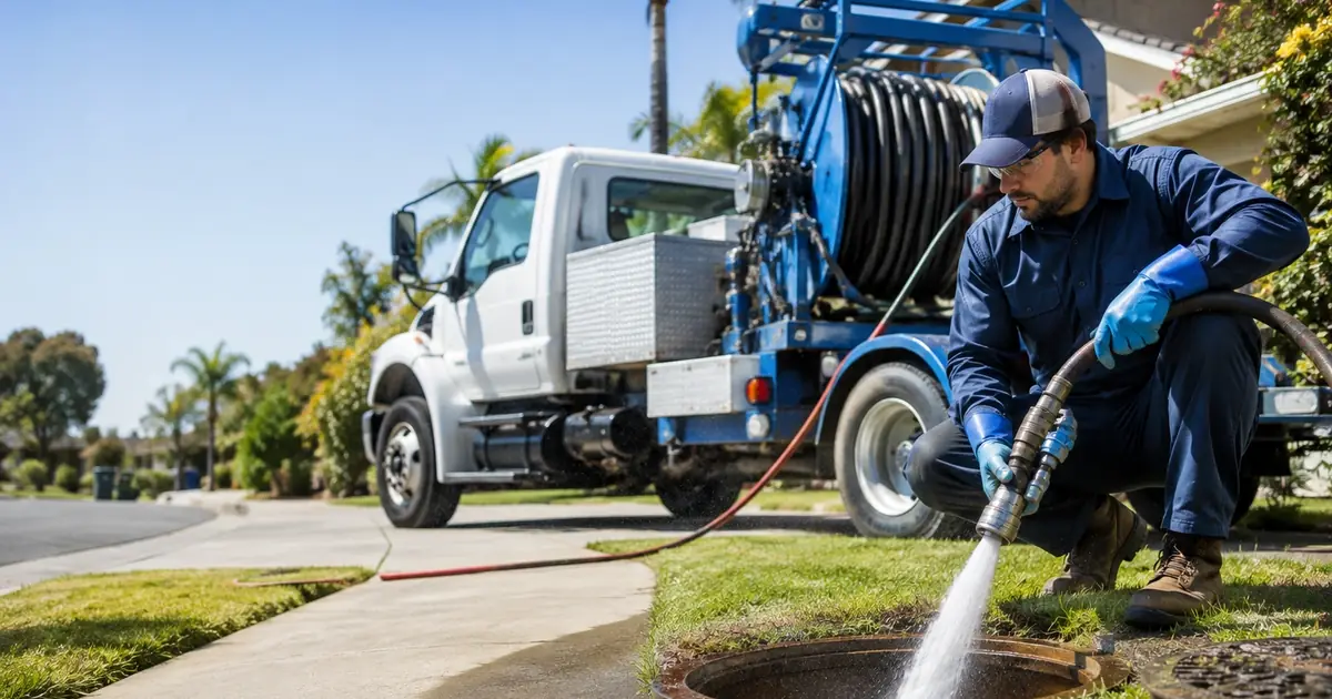 Hydro jet sewer cleaning Piru